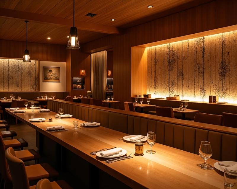 日本高級餐廳內景